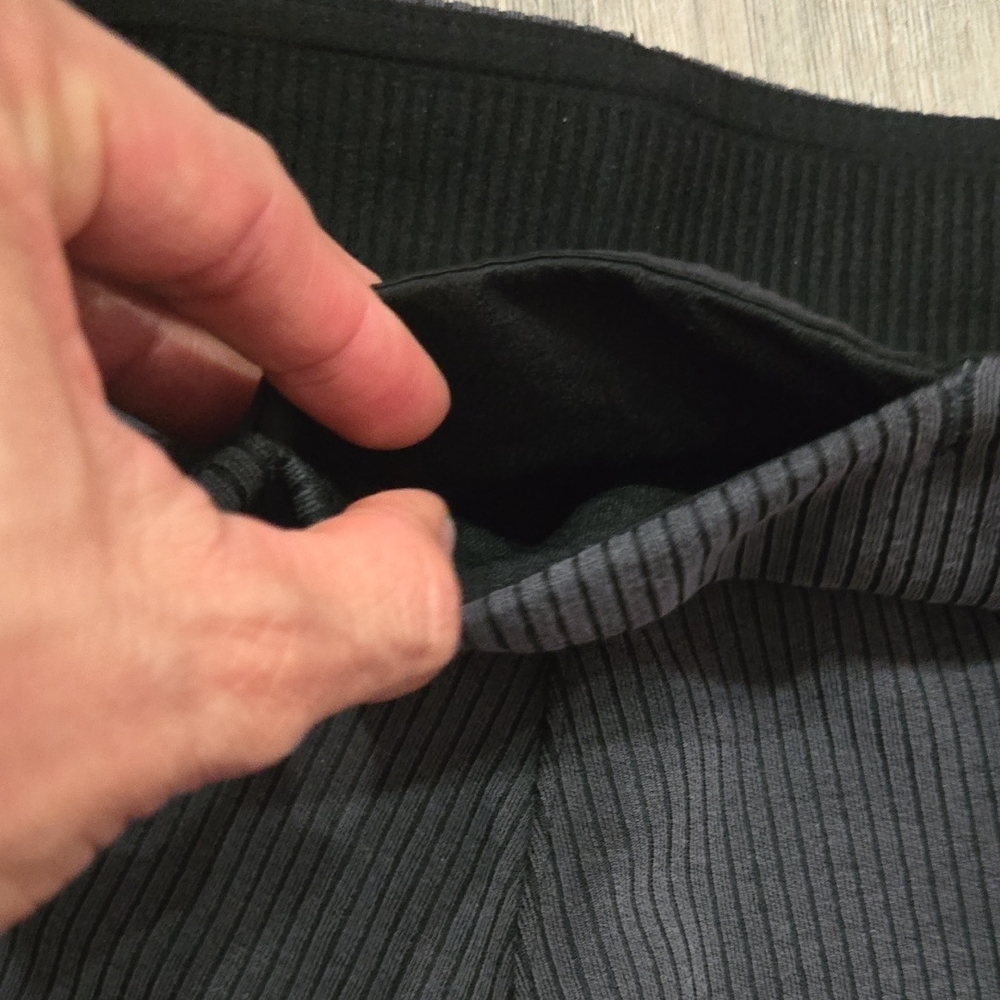 Lululemon Ribbed Softstreme Zip-Leg High-Rise Cropped Pants 25" - Picture 8 of 14